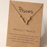 Pisces Constellation Necklace